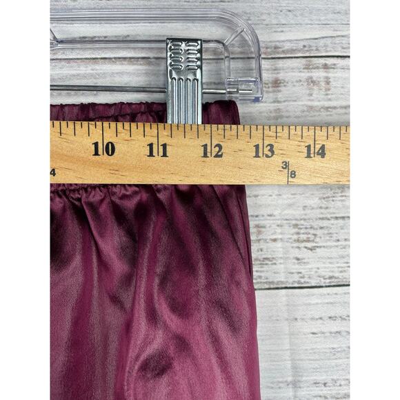 Urban Outfitters Renewal Remnants Shine Jogger Pant Maroon Purple XS Y2K Punk - Picture 5 of 12